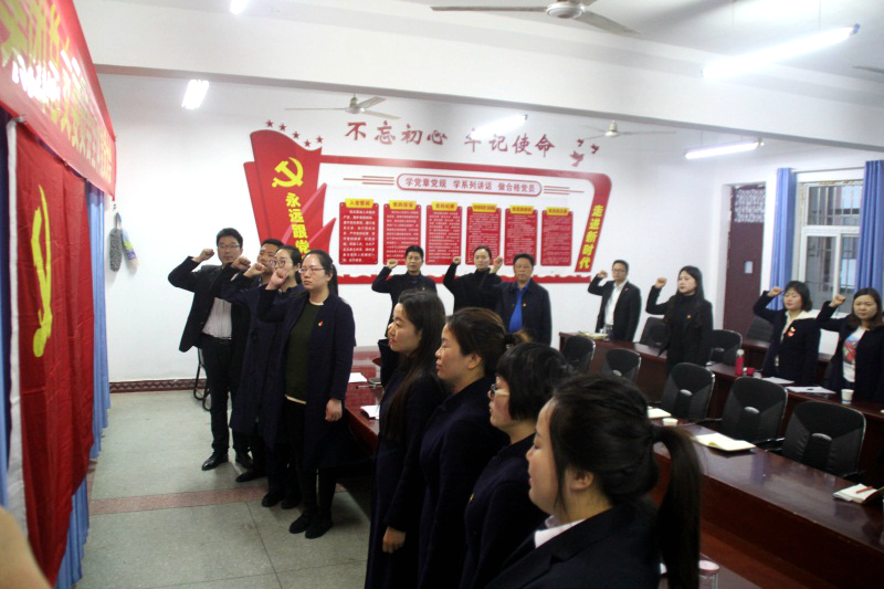 全体党员进行宣誓.JPG