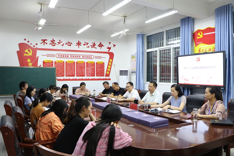 潢川一小召开“以案促改”专题组织生活会1.JPG