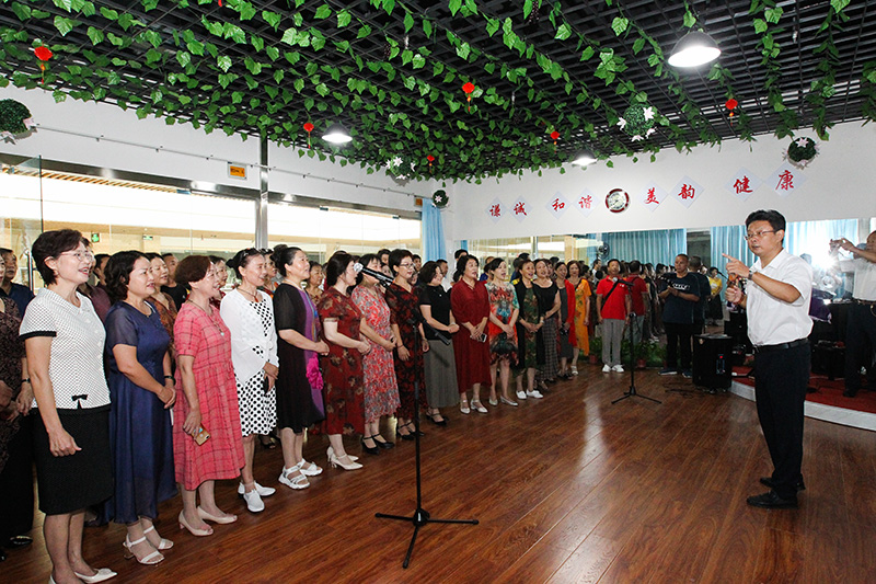 潢川县六月花中老年合唱团举行启动仪式