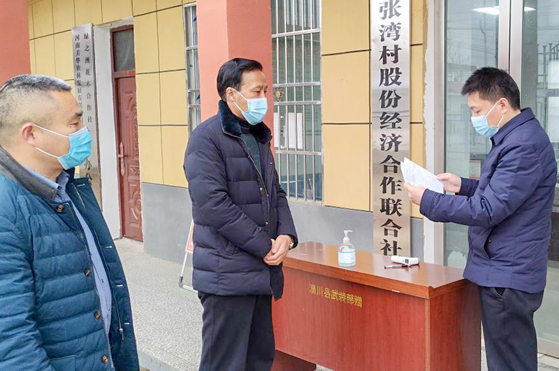 张胜利到踅孜镇督导疫情防控和农村人居环境整治工作