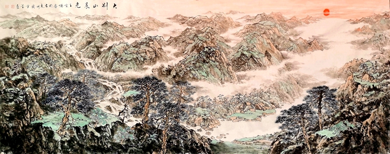 《大别山晨光》周雪莹18603767664.jpg 《大别山晨光》周雪莹18603767664.jpg